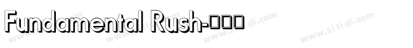 Fundamental Rush字体转换